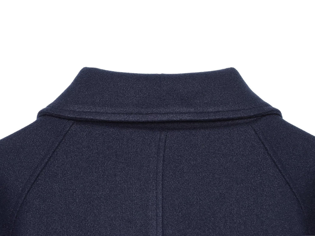 Women's casual double breasted lapel coat