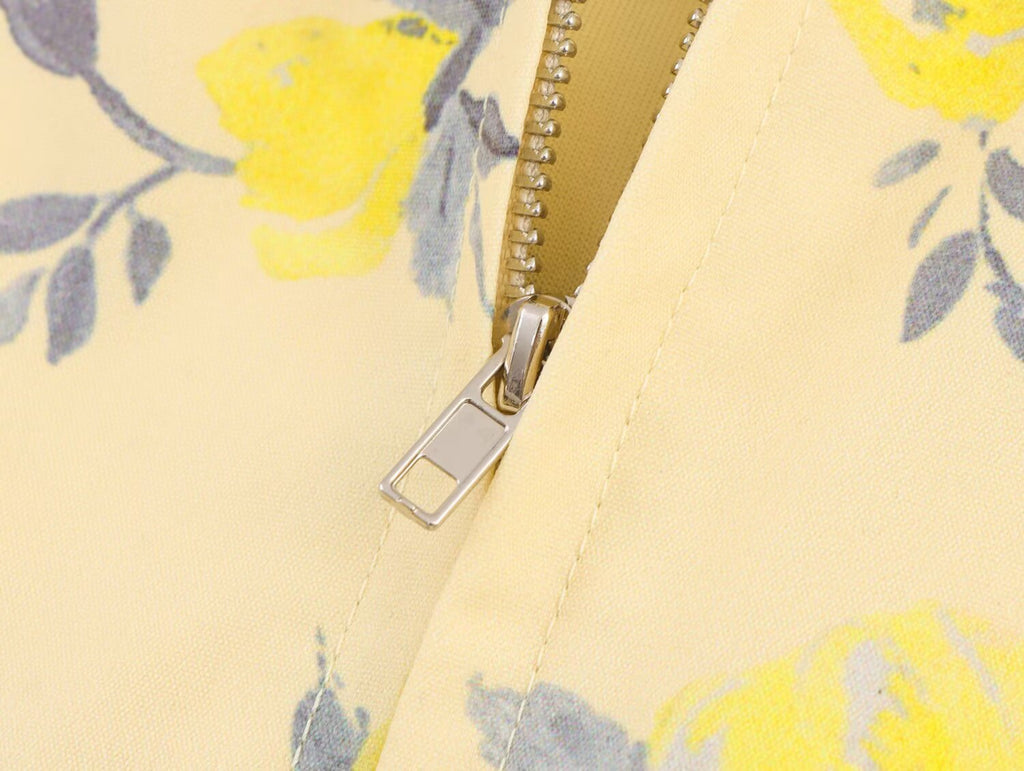 Women's Summer Fashion Flower Printed Poplin suspender Top
