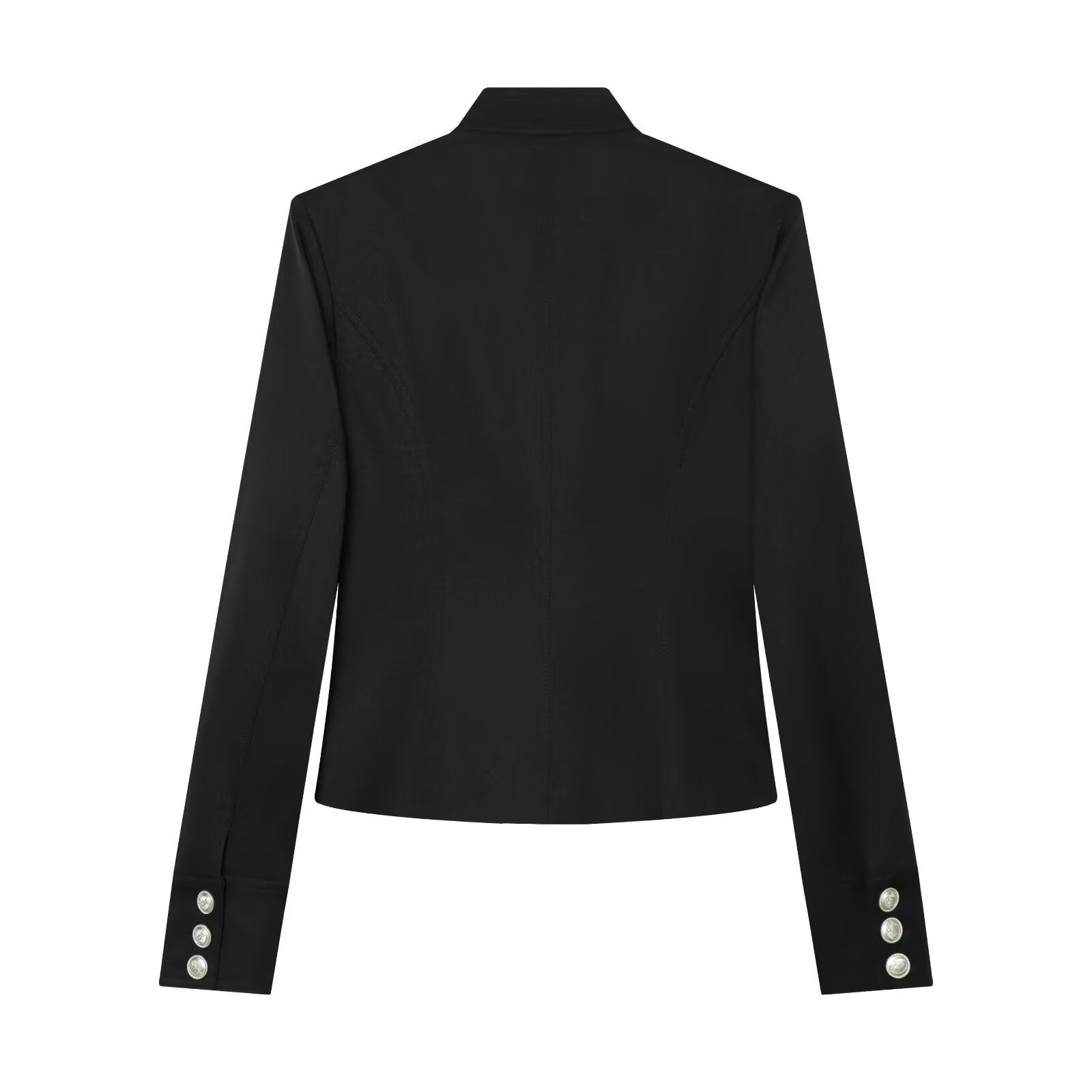 Women's double breasted waist cinched jacket Coat