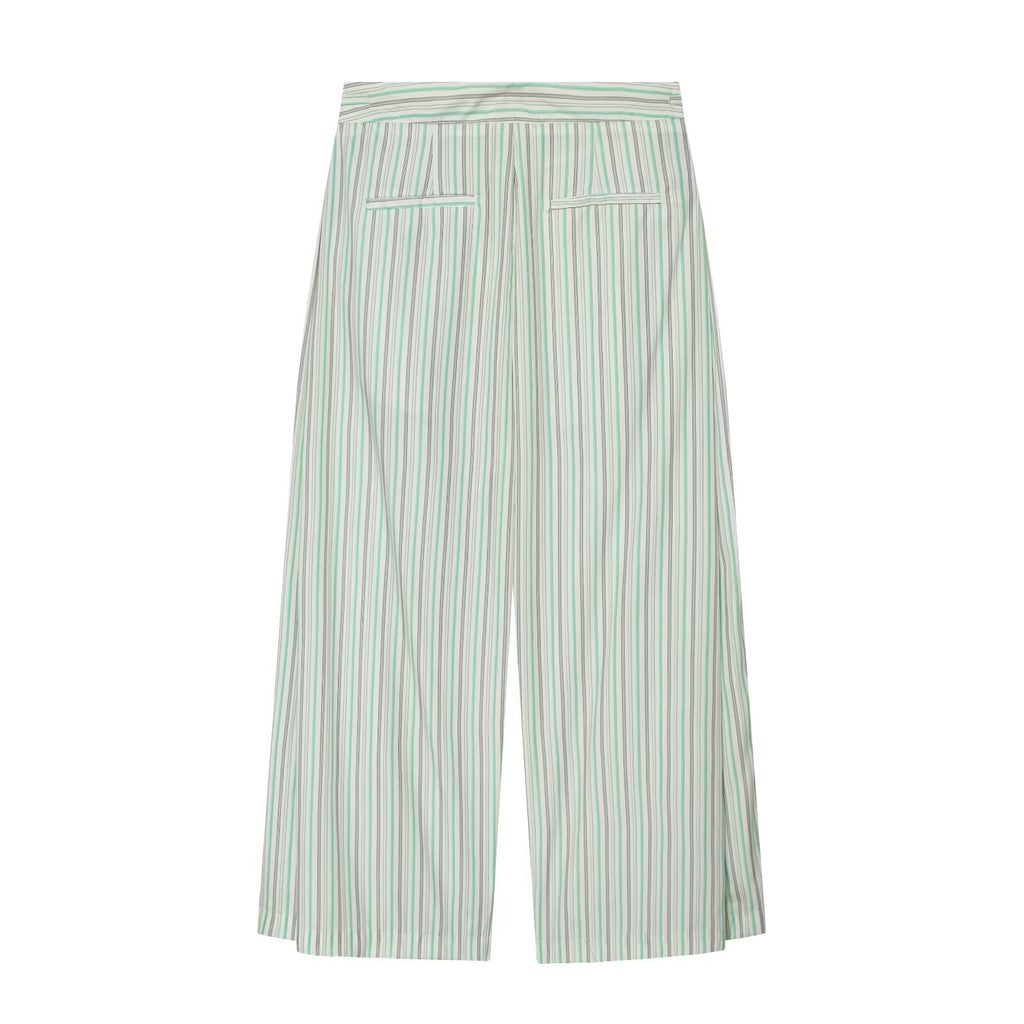 suit Women's 2 pieces casual sleepwear style striped shirt+Pants