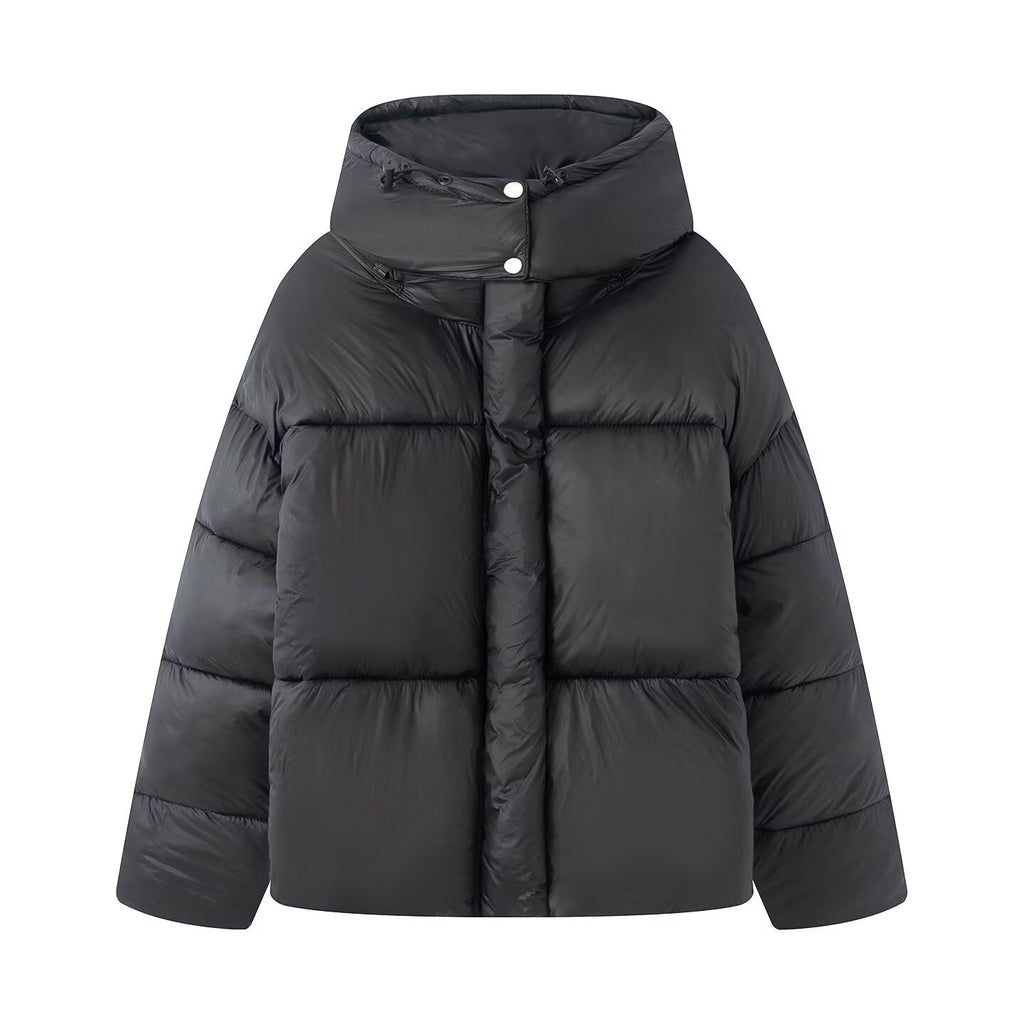 Women's detachable hooded warm down cotton Coat