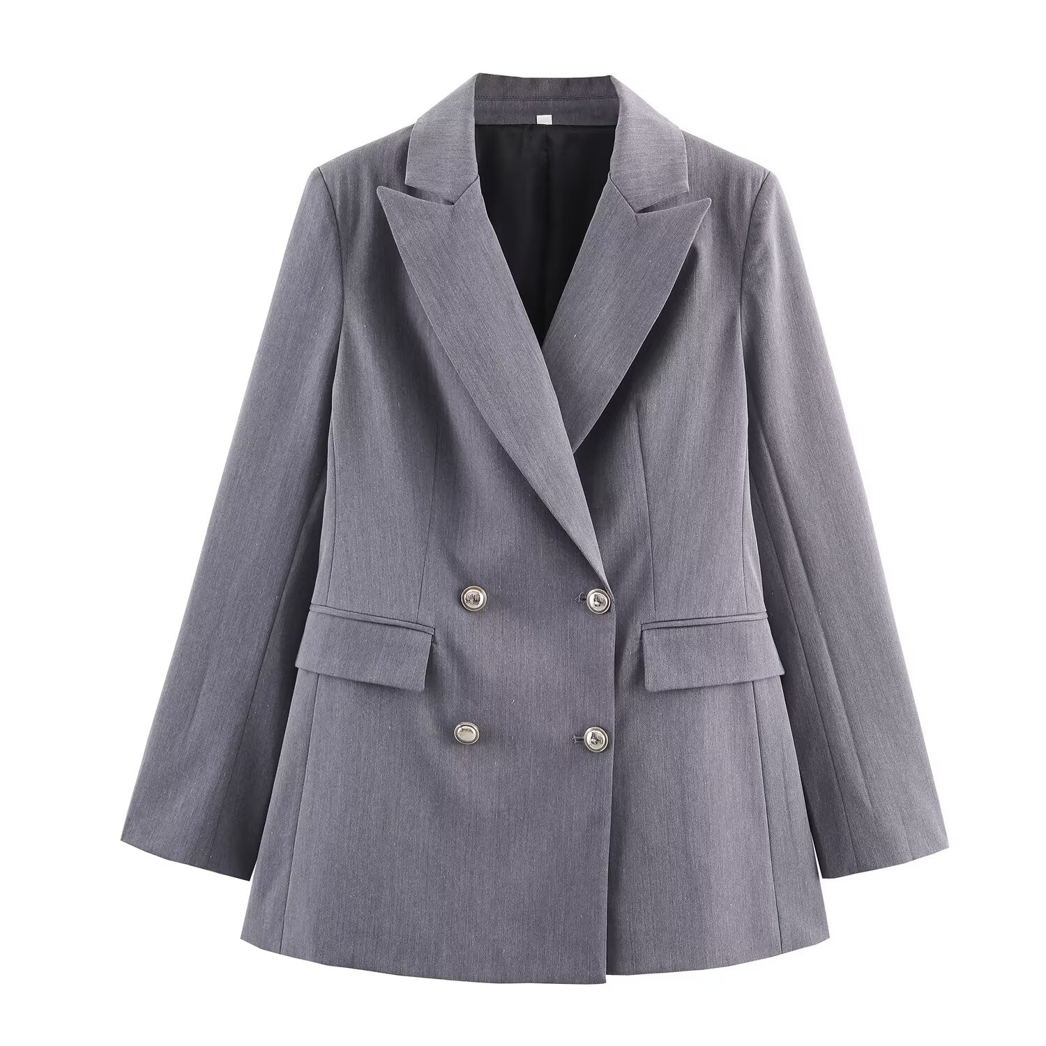 Women's new fashion long sleeved double breasted suit jacket+Pants suit