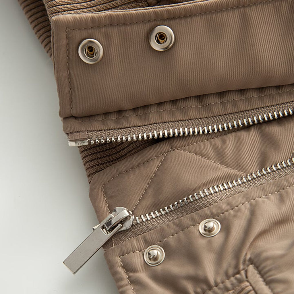 Women's warm fleece hooded pilot jacket Coat
