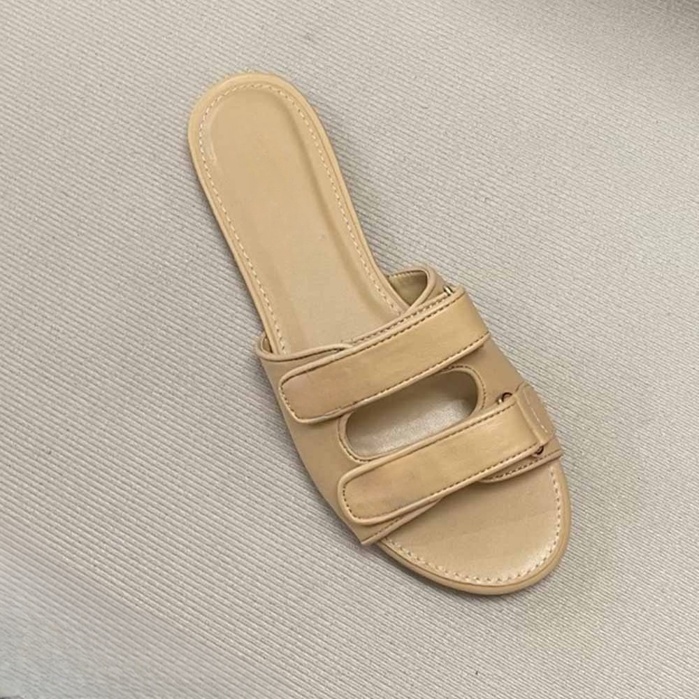 Women's new thin bottom rhinestone decorative slippers have a shoe box
