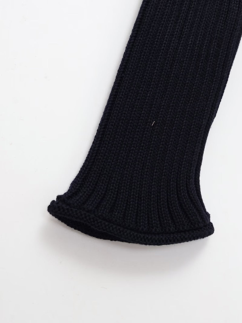 Women's Elastic slim ribbed button knit Coat