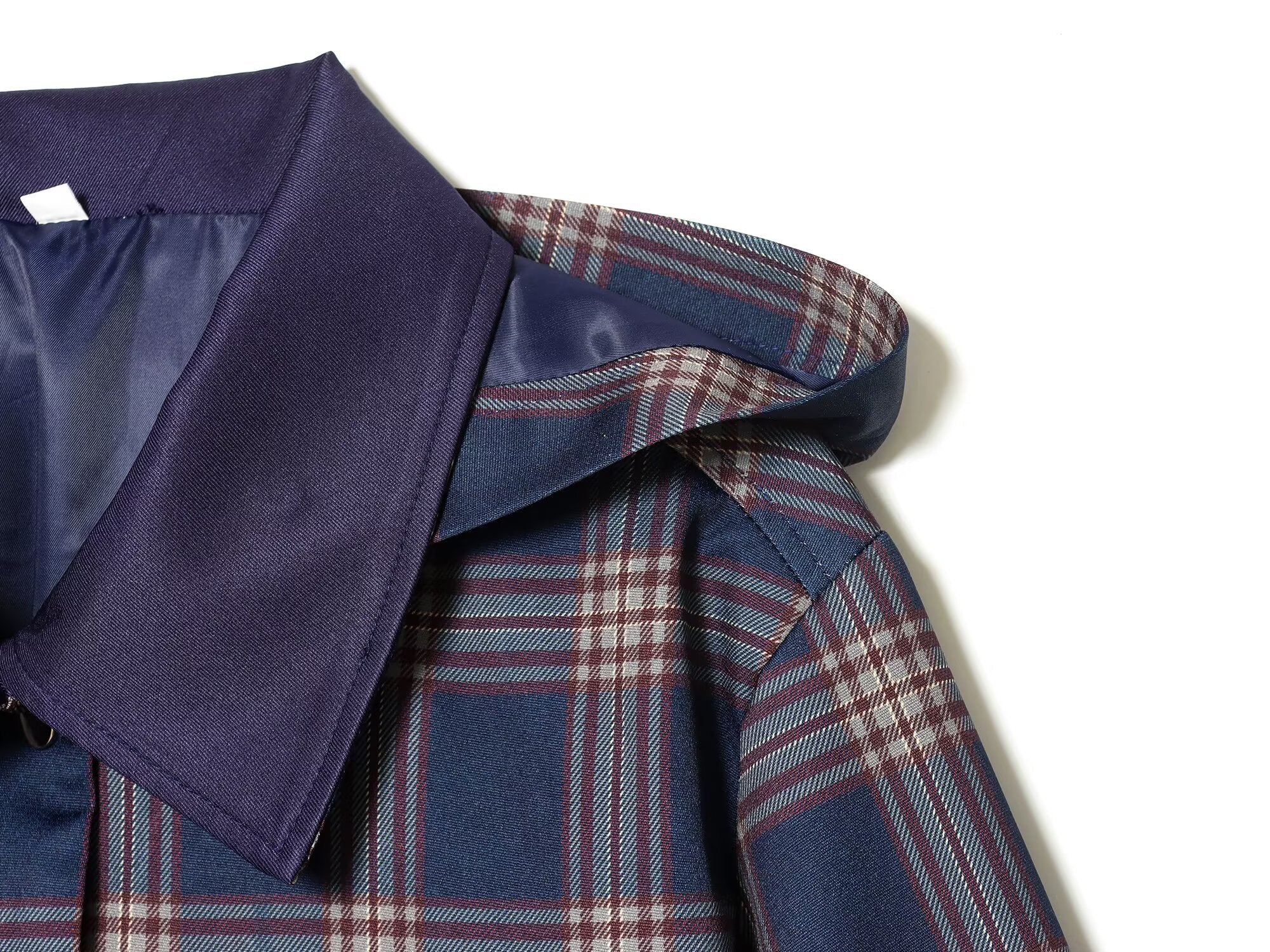 suit Women's 2 pieces plaid hooded cotton jacket Coat+Pants