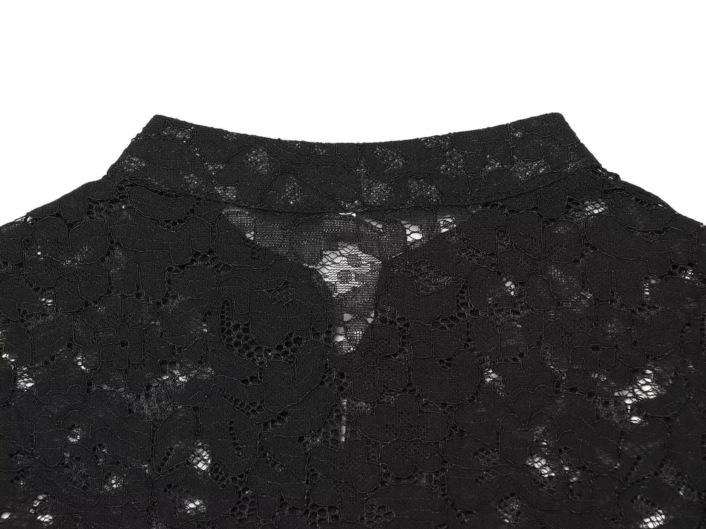 Women's lace hollow out buckle sleeveless vest