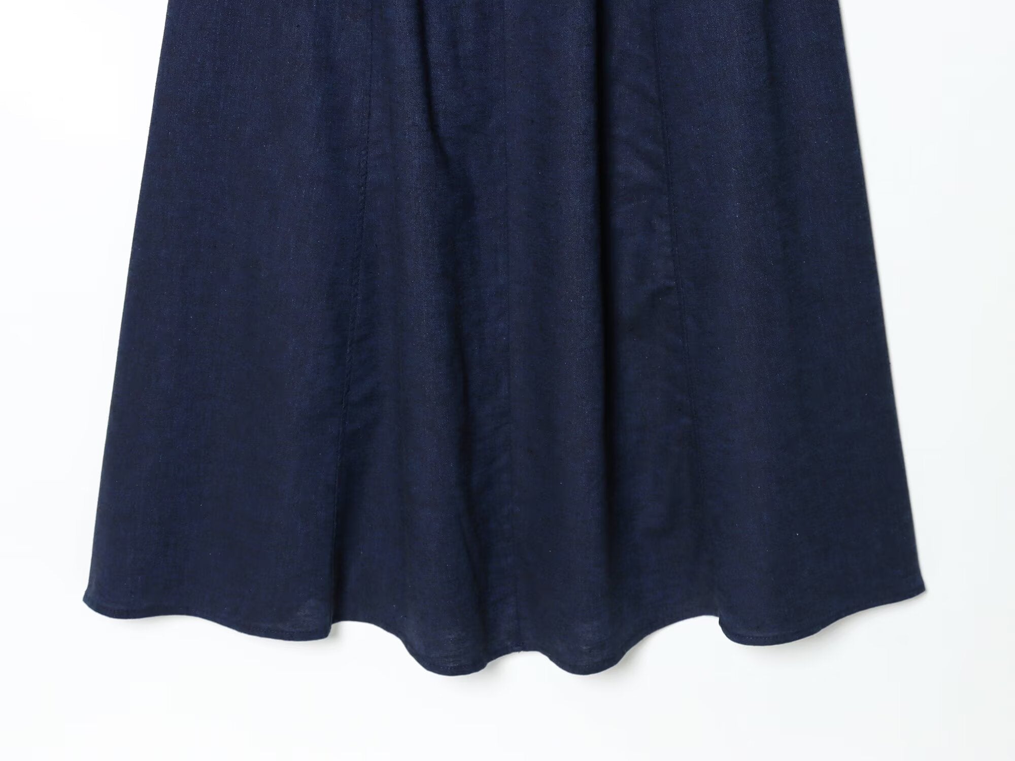Women's backless linen blended MIDI dress