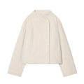Women's long sleeved fleece jacket Coat