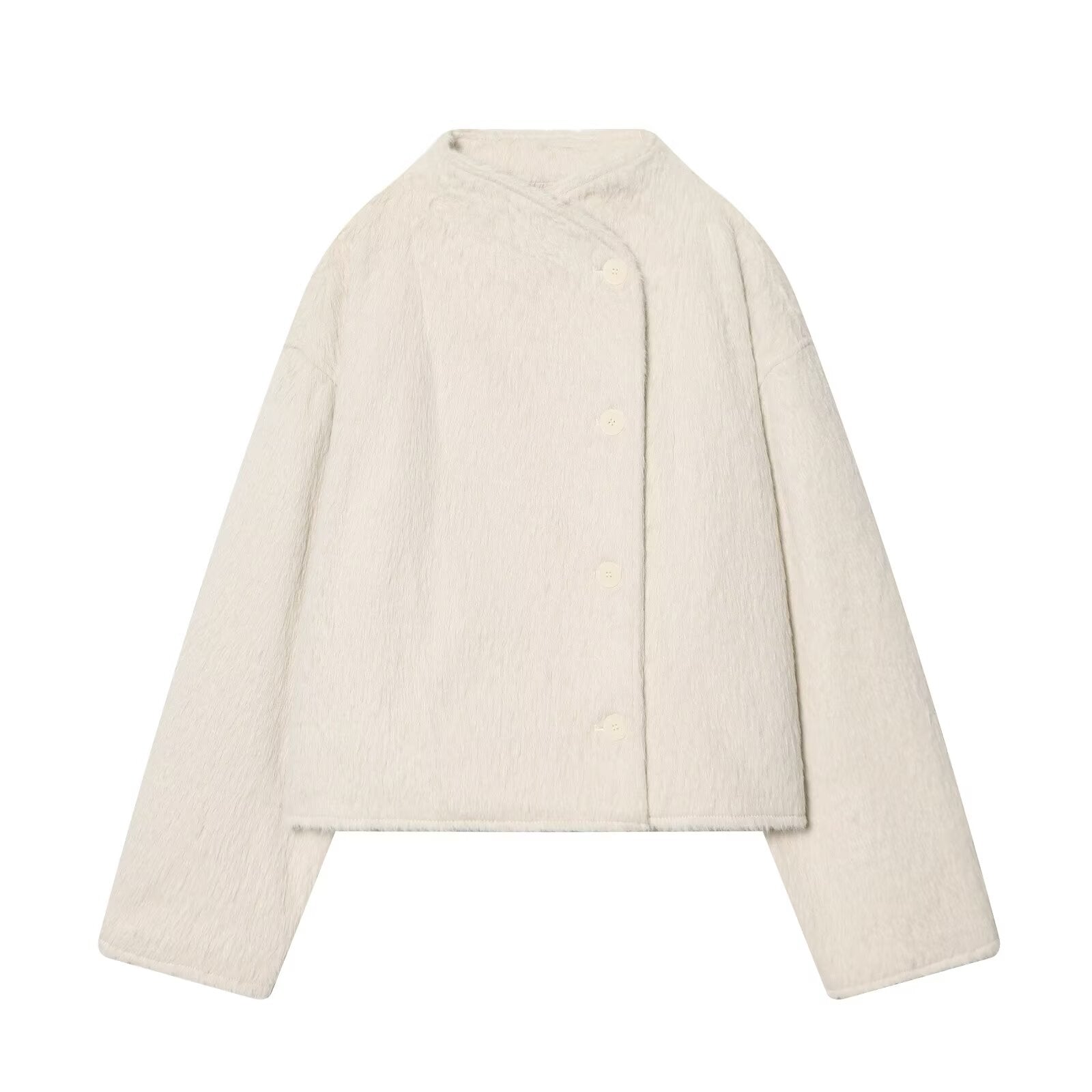 Women's long sleeved fleece jacket Coat