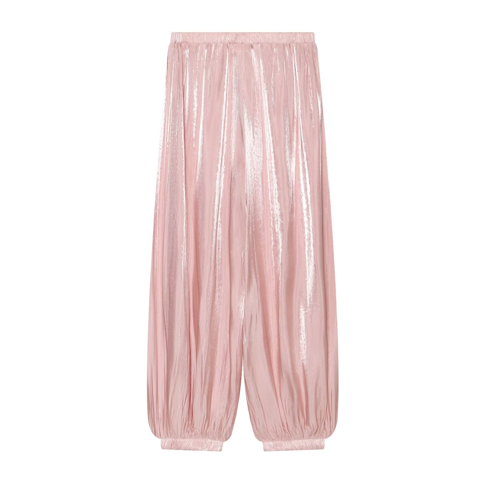 Women's comfortable pleated lantern pants