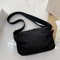 Women's 2025 Casual Joker Nylon Wide Shoulder Strap Waterproof Messenger Bag Shoulder Bag Mobile Phone Bag