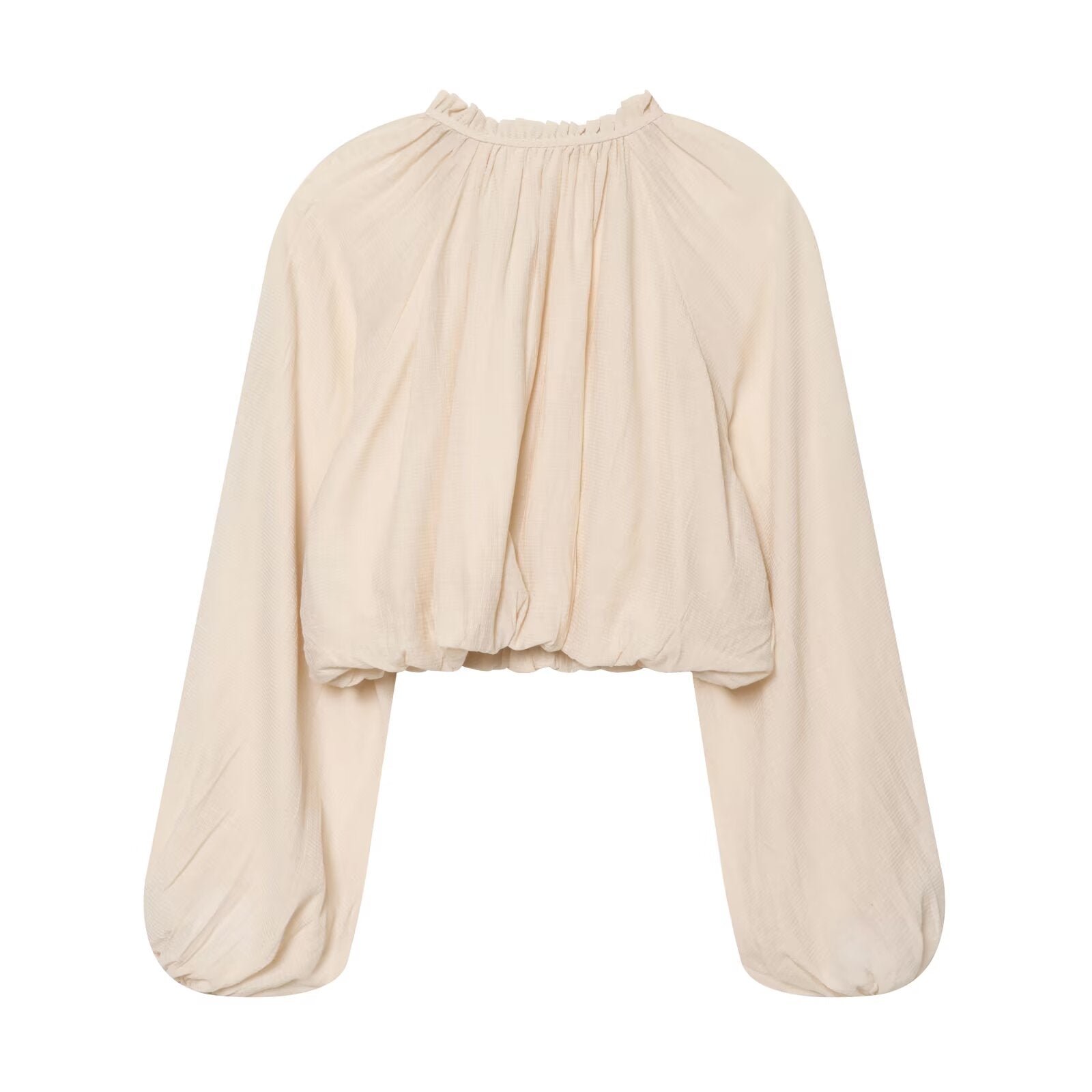 suit Women's 2 pieces bow decoration lantern sleeve top+Skirts
