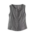 Women's new fashion slim single breasted suit vest+Pants suit