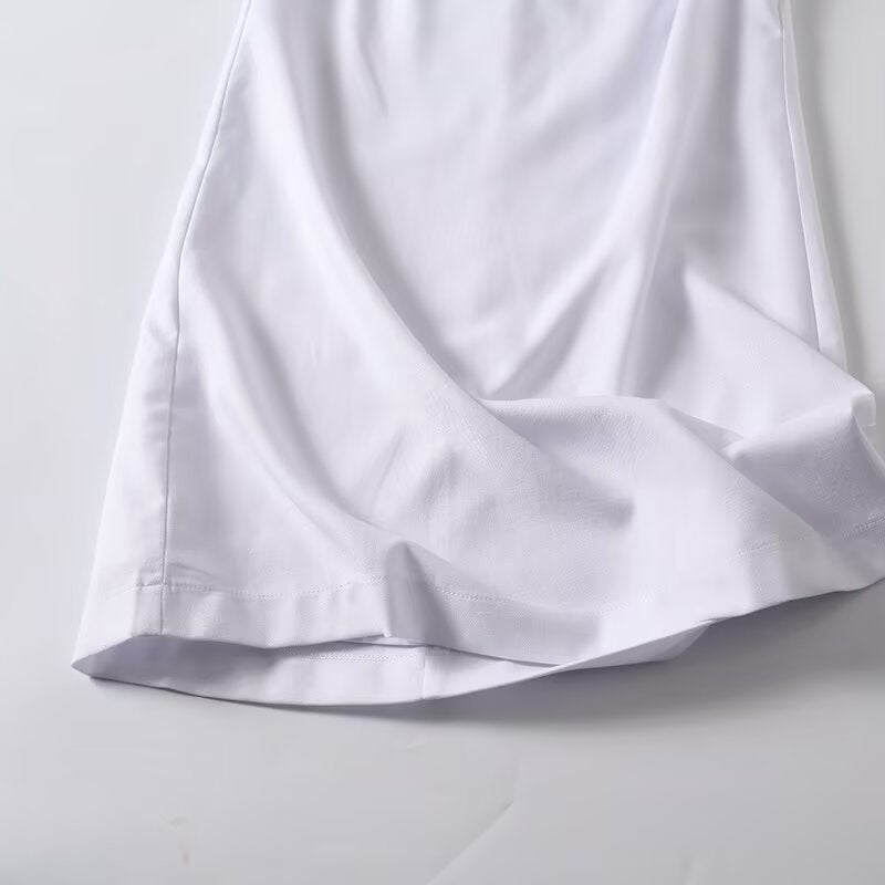 2026 Women's sleeveless linen blend pleated dress