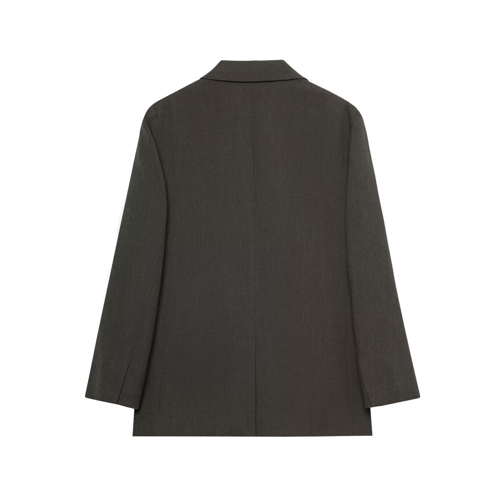 Women's new fashion loose single breasted blended suit jacket