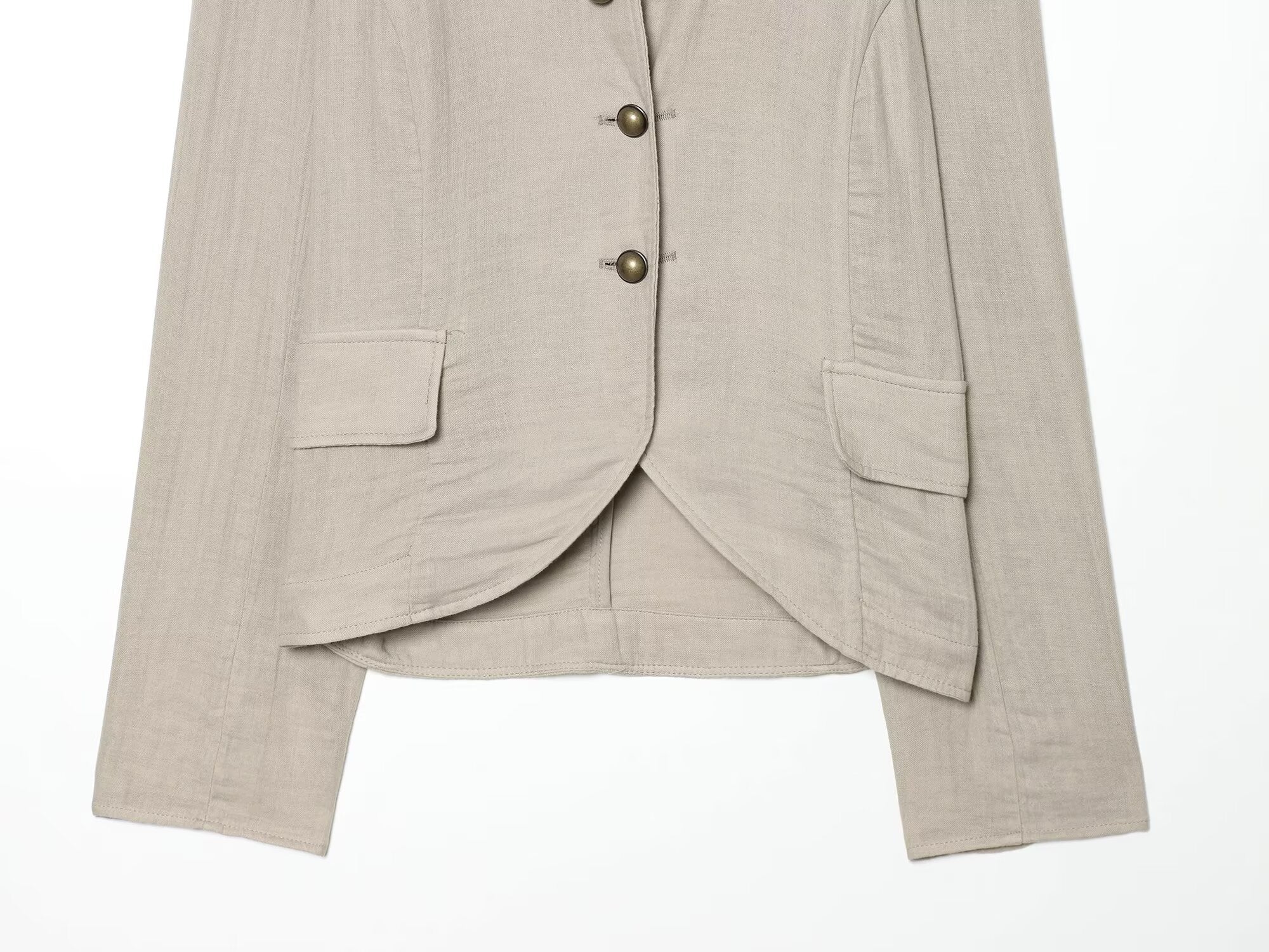 Women's slim double breasted Blazer Coat