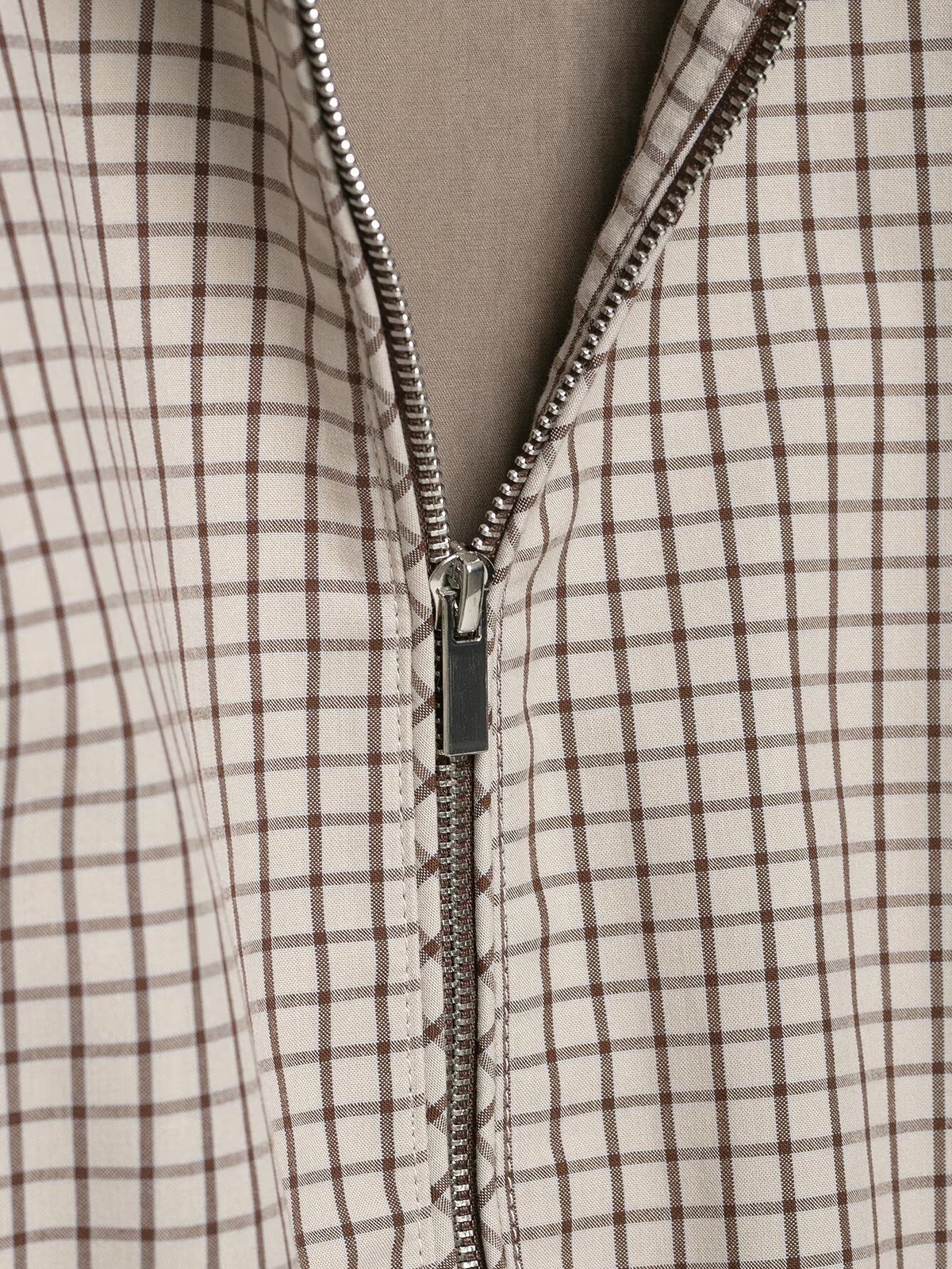 Women's casual plaid hooded jacket Coat