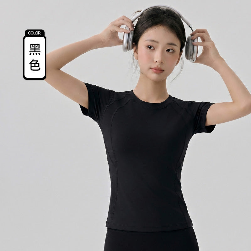 Women's new yoga breathable sports T-shirt Pilates top