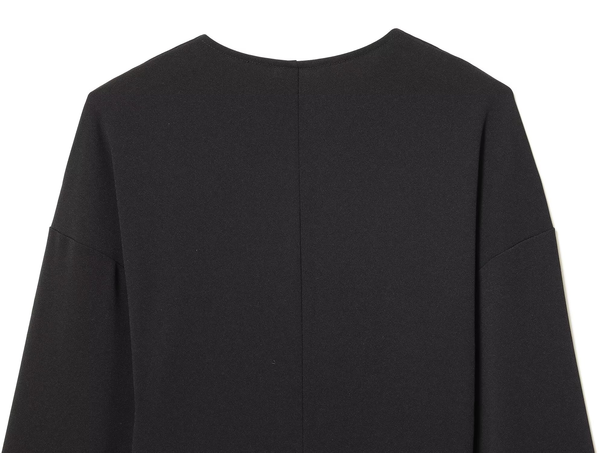 Women's New Black V-neck Button-up Top