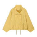 Women's side open collar pilot jacket Coat