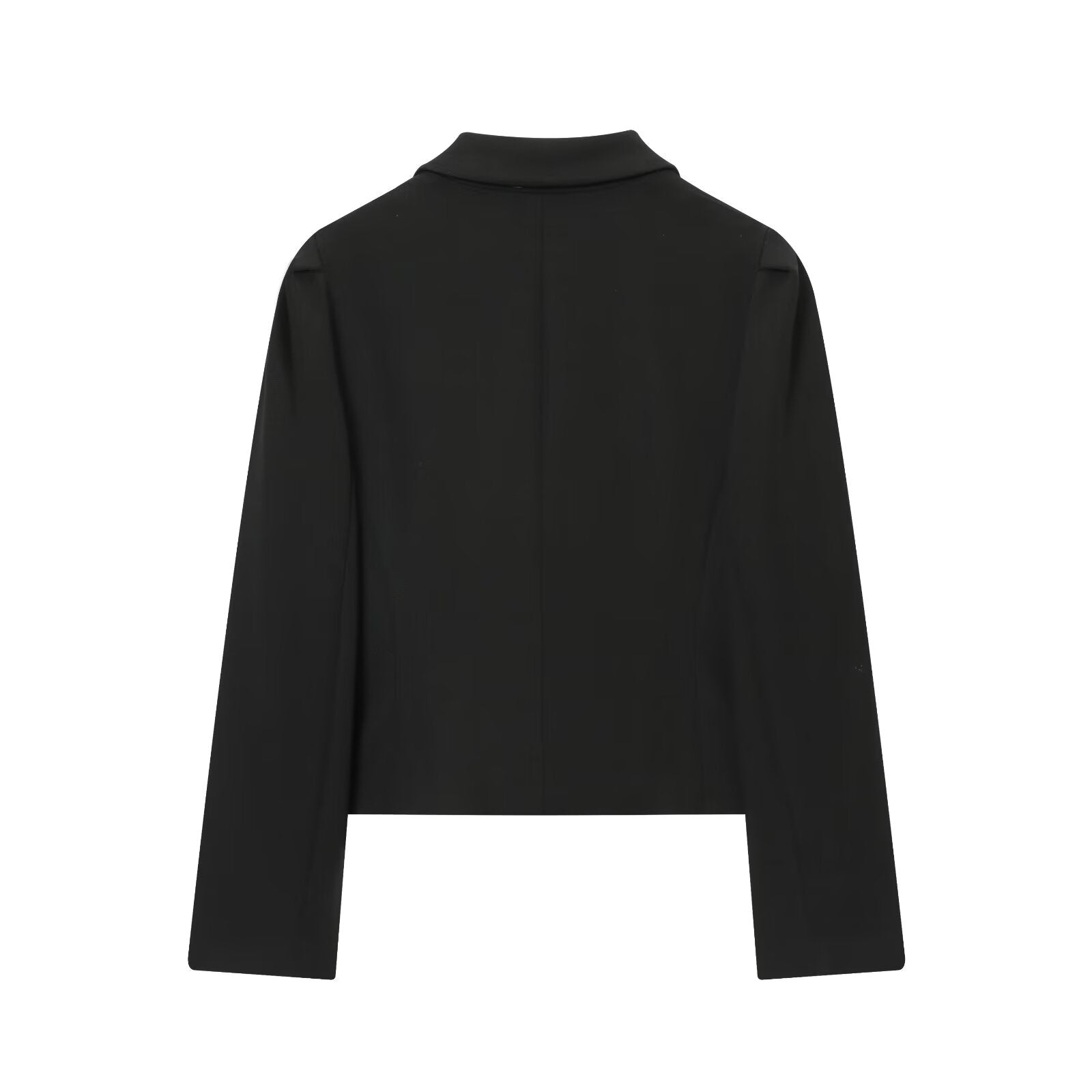 Women's new fashion bubble sleeve hem waist cinched suit jacket+Skirts suit