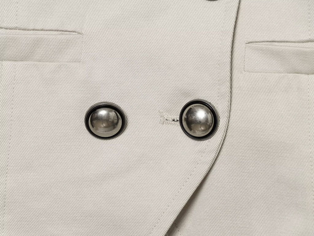 Women's slim stand collar double breasted jacket