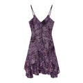 Women's layered decorative flocking tulle dress