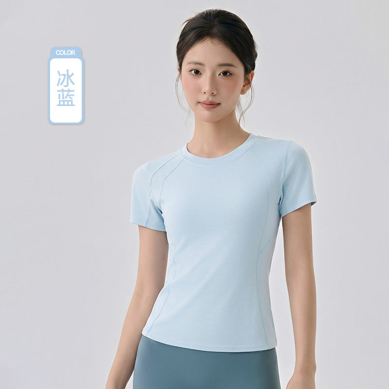 Women's new yoga breathable sports T-shirt Pilates top