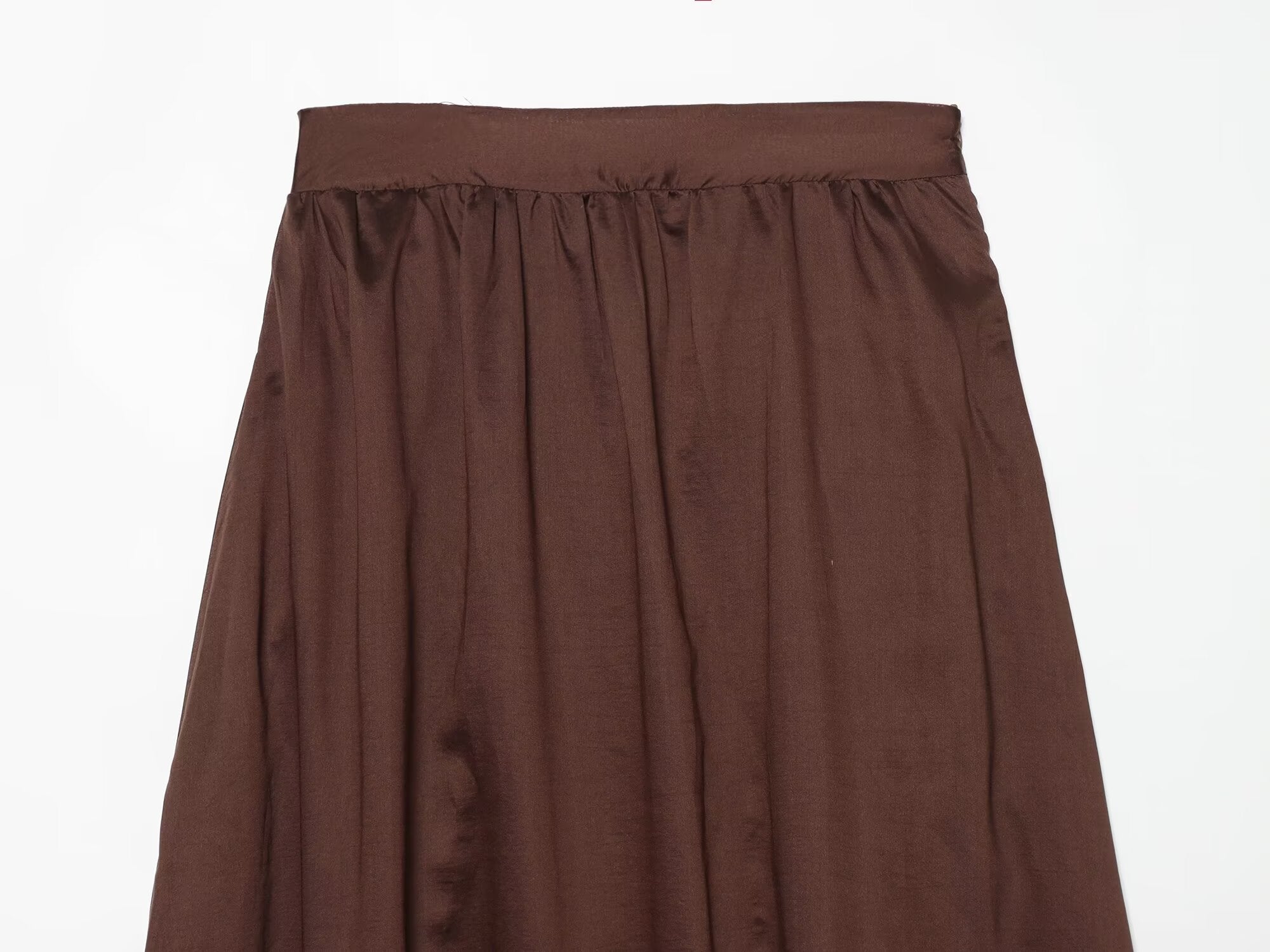 Women's casual embroidered fluffy MIDI skirt