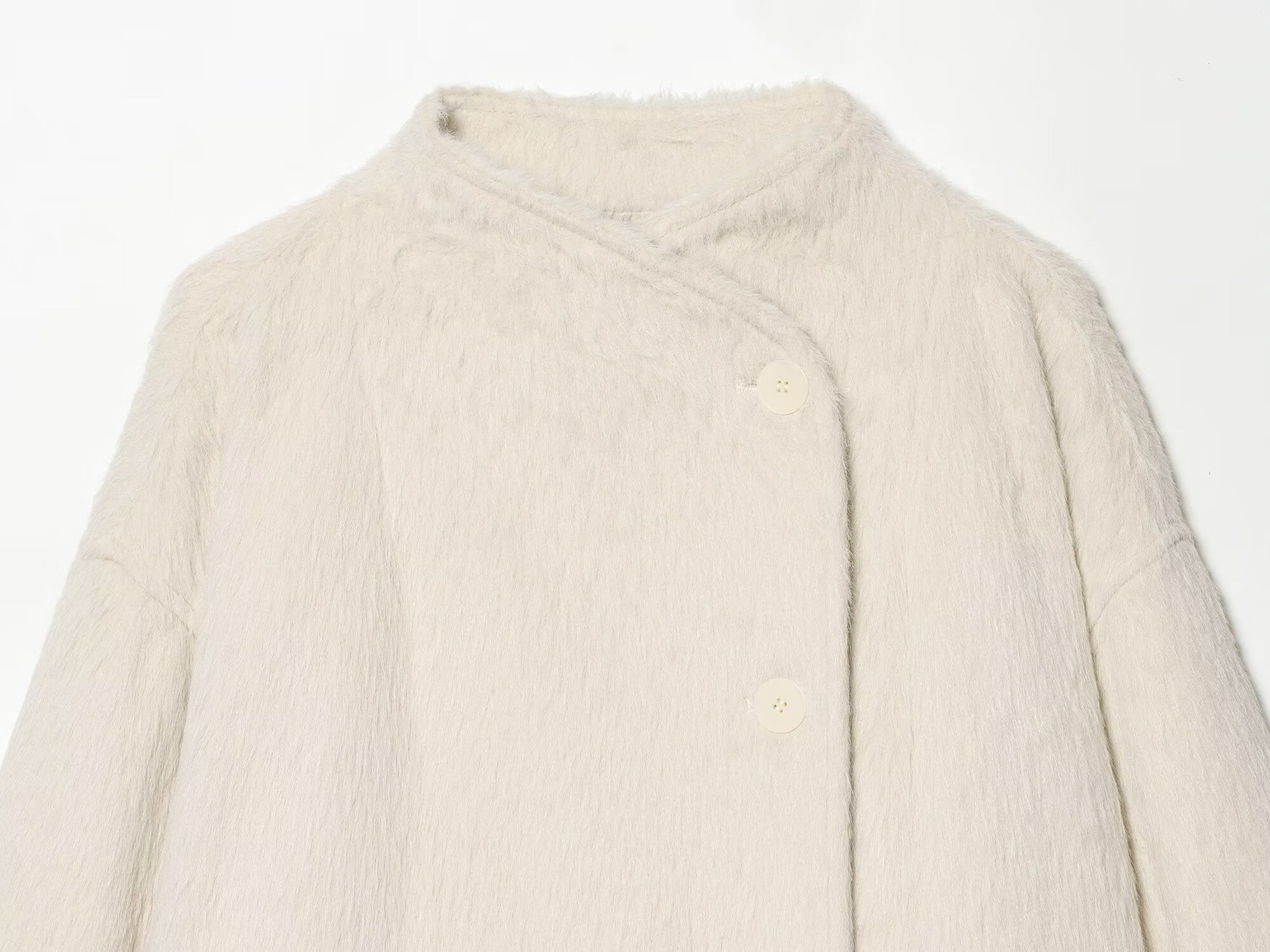 Women's long sleeved fleece jacket Coat
