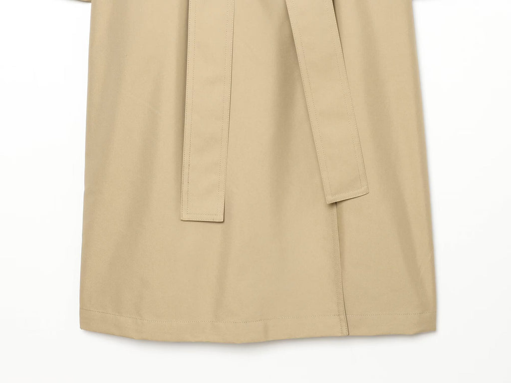 Women's loose long style double breasted windbreaker Coat