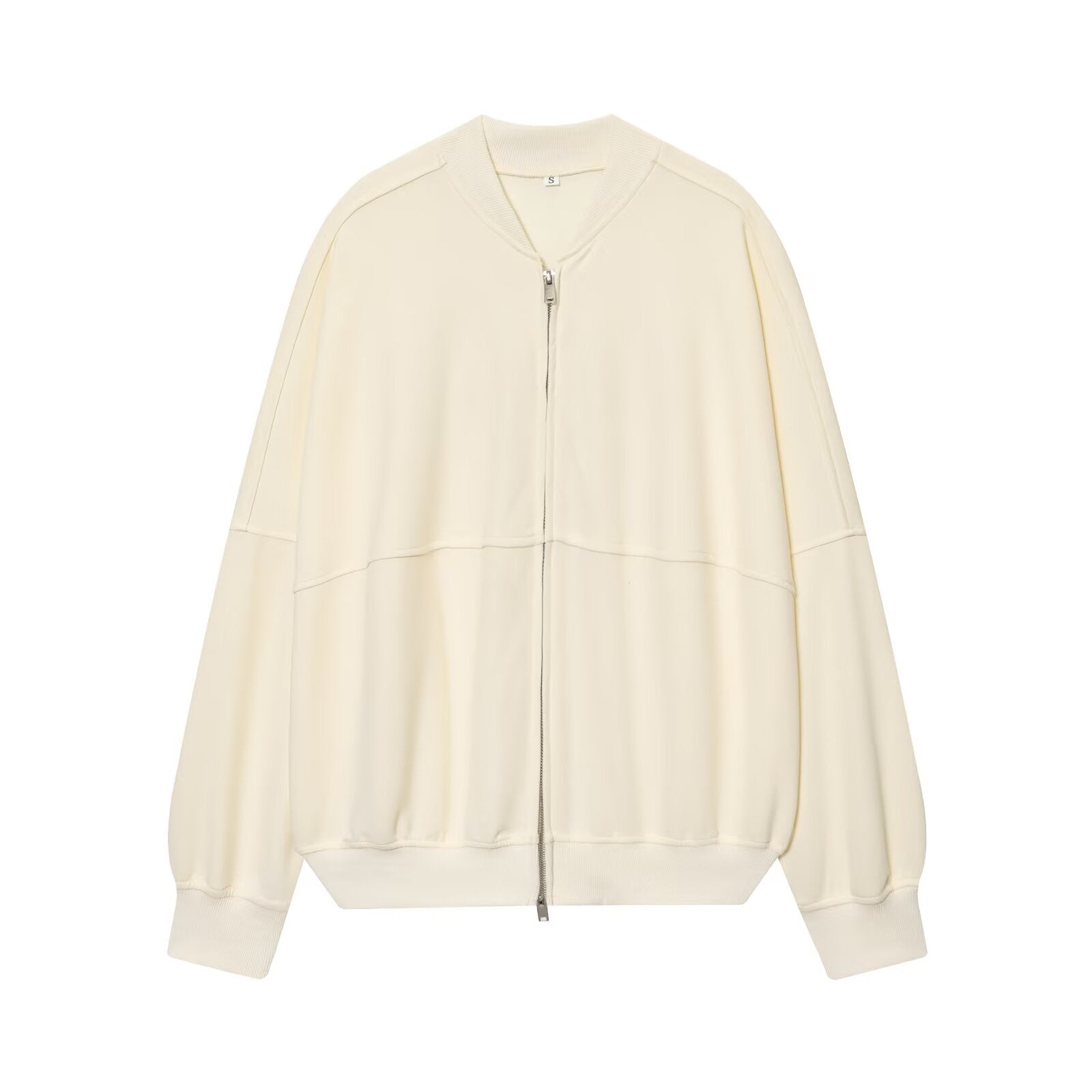Women's new fashion loose zipper pilot jacket Coat+Pants suit