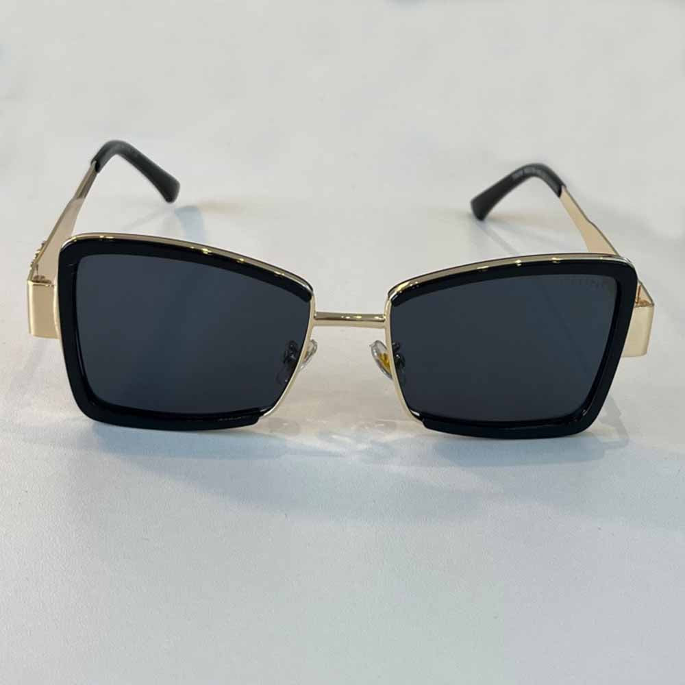 Women's new sunglasses gradient metal temple sunglasses