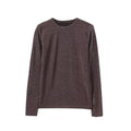 Women's metallic thread slim O Neck T-shirt
