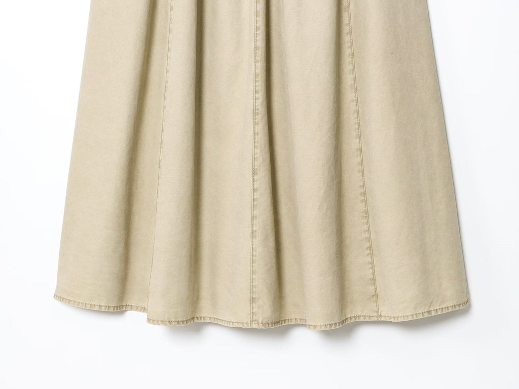 Women's new fashion wide pleated hem sleeveless strapless MIDI dress