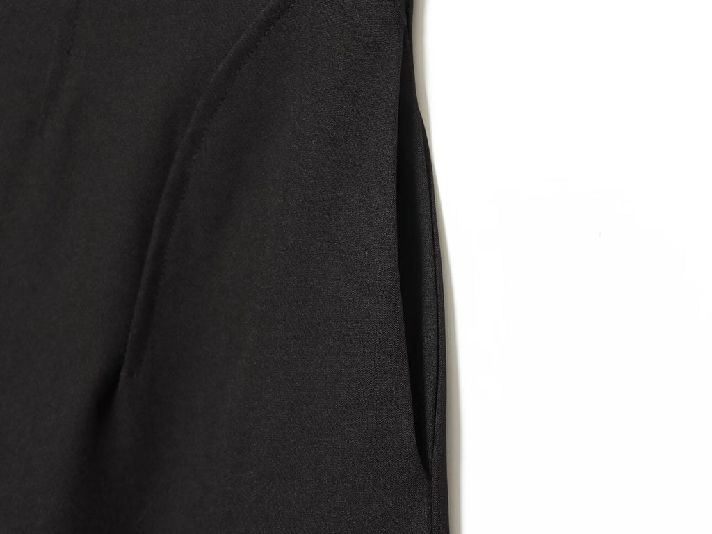 Women's comfortable loose high waisted zipper pants