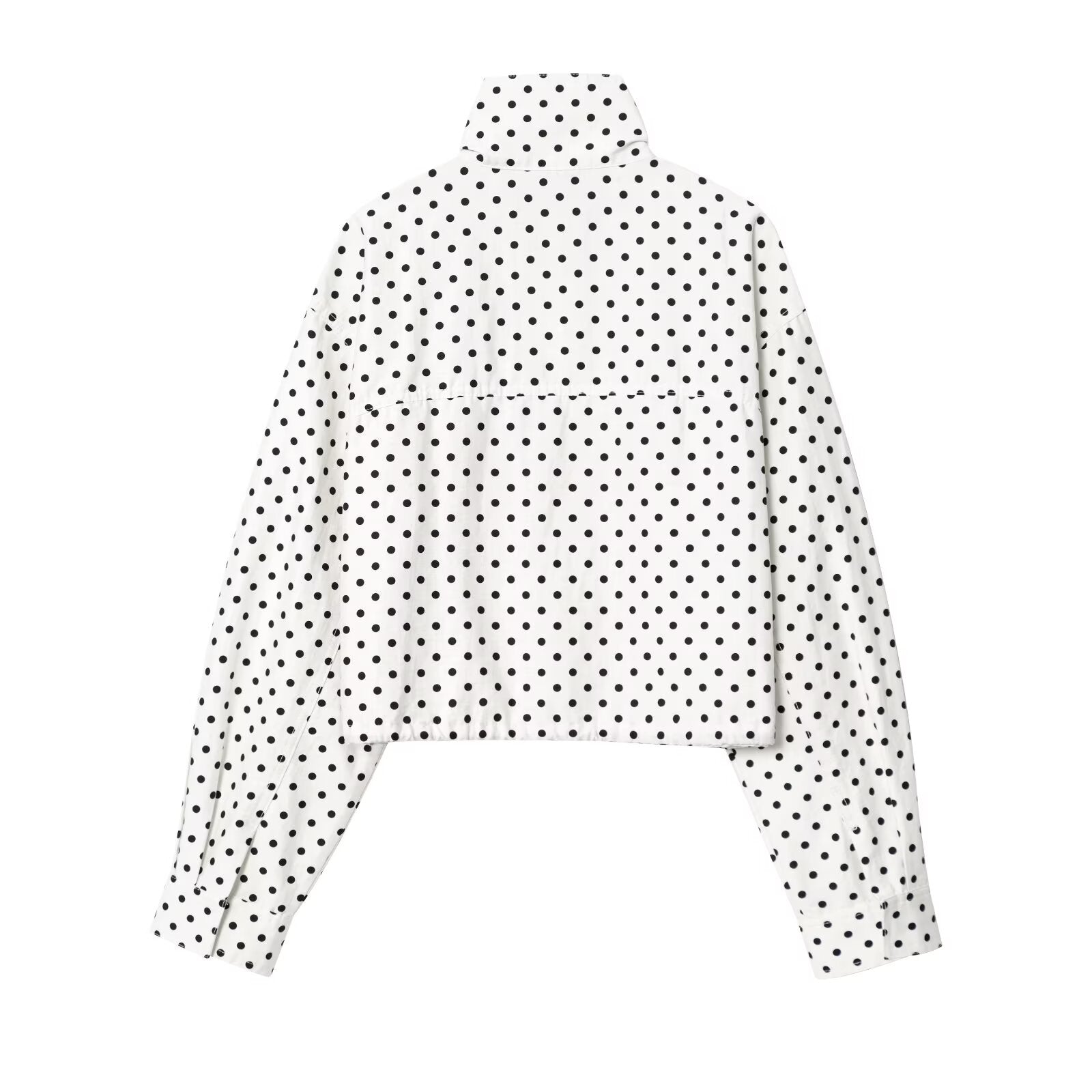 suit Women's 2 pieces polka dot Bubble gauze Coat + Shorts