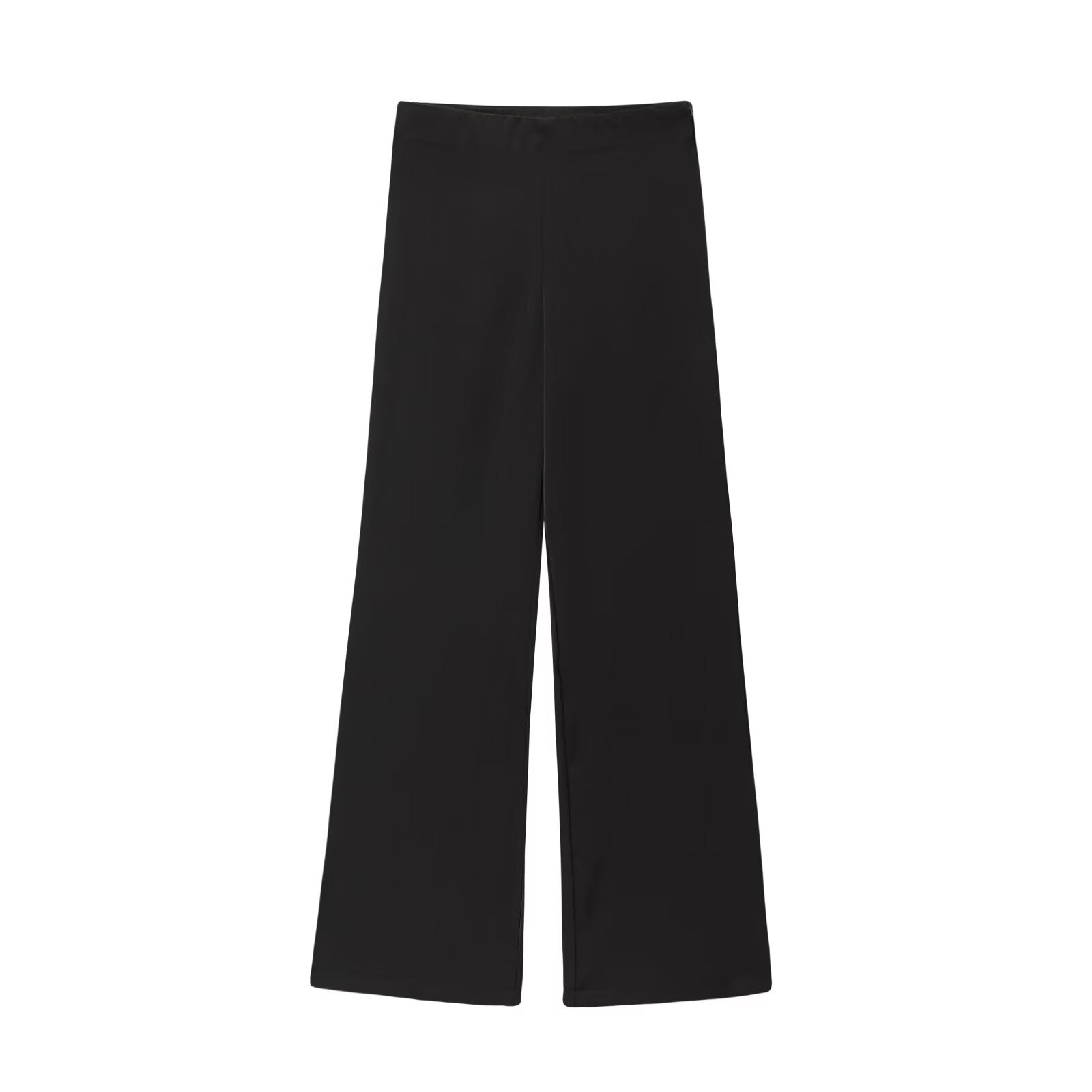 Women's 2025 new fashion satin textured strapless top+Pants suit