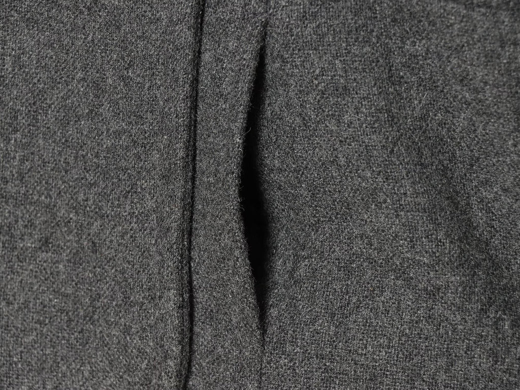 Women's standing collar double breasted woolen blend coat