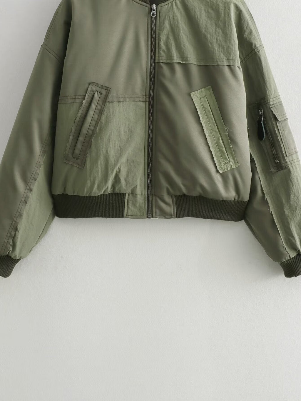 Women's 2025 new patchwork flying cotton jacket Coat
