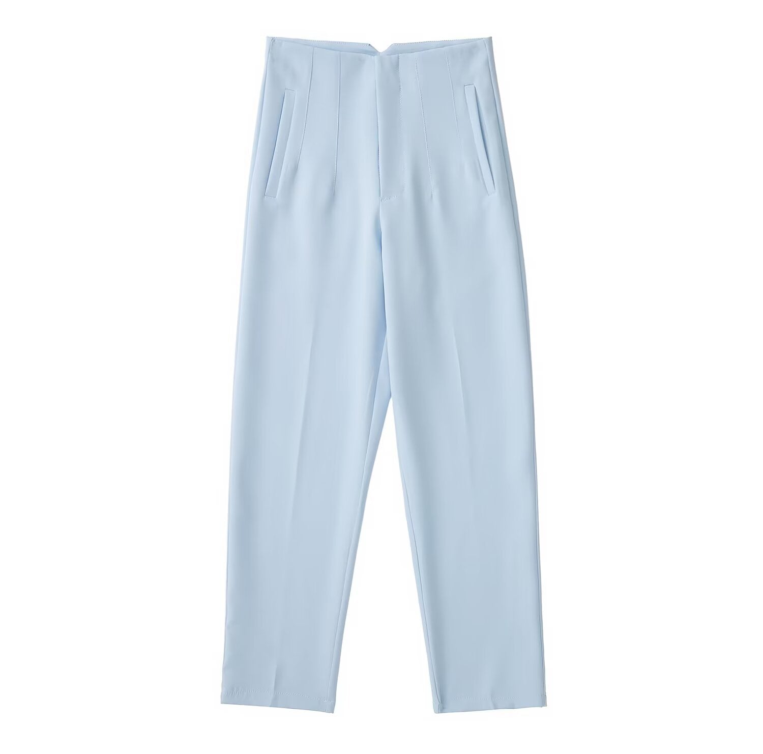 2026 Women's multi-color pleated high waisted pants