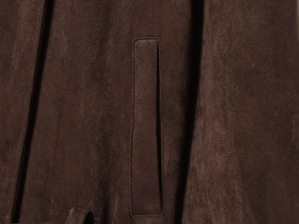 Women's with belt Anti suede effect jacket Coat