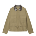 Women's retro casual workwear style cotton Coat