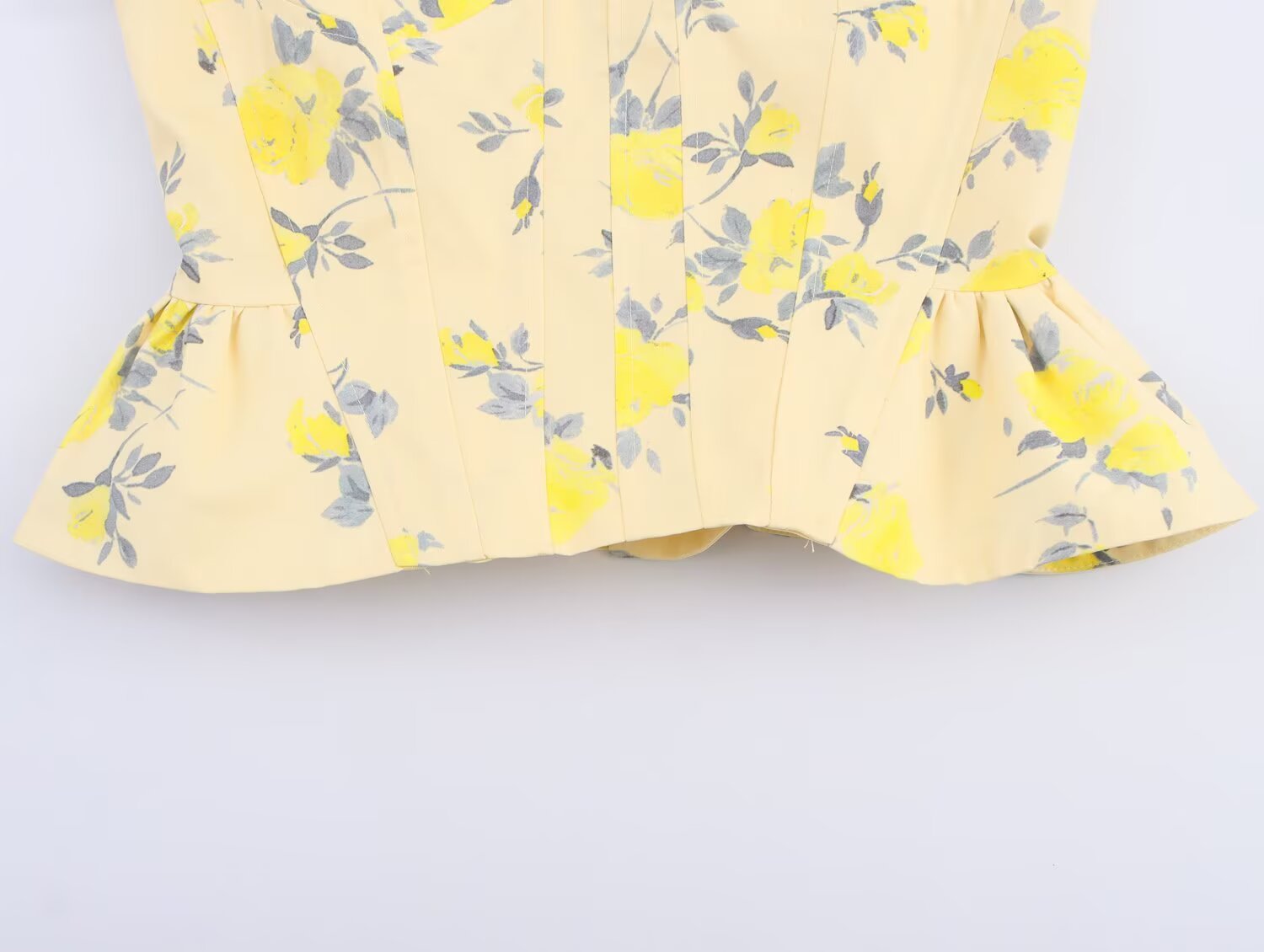 Women's Summer Fashion Flower Printed Poplin suspender Top
