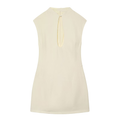Women's opening design slim mini dress
