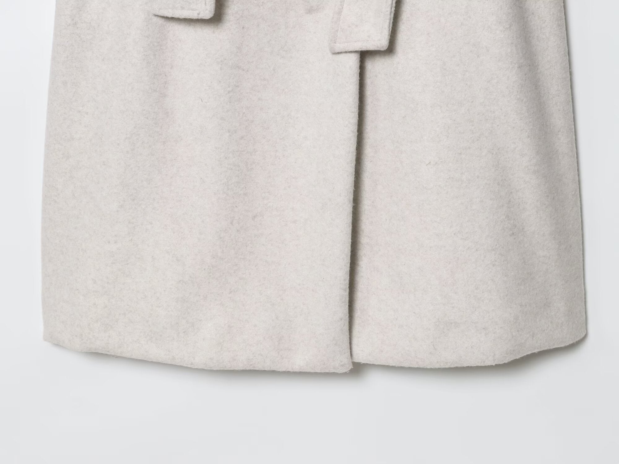 Women's with Belt loose soft texture hooded coat