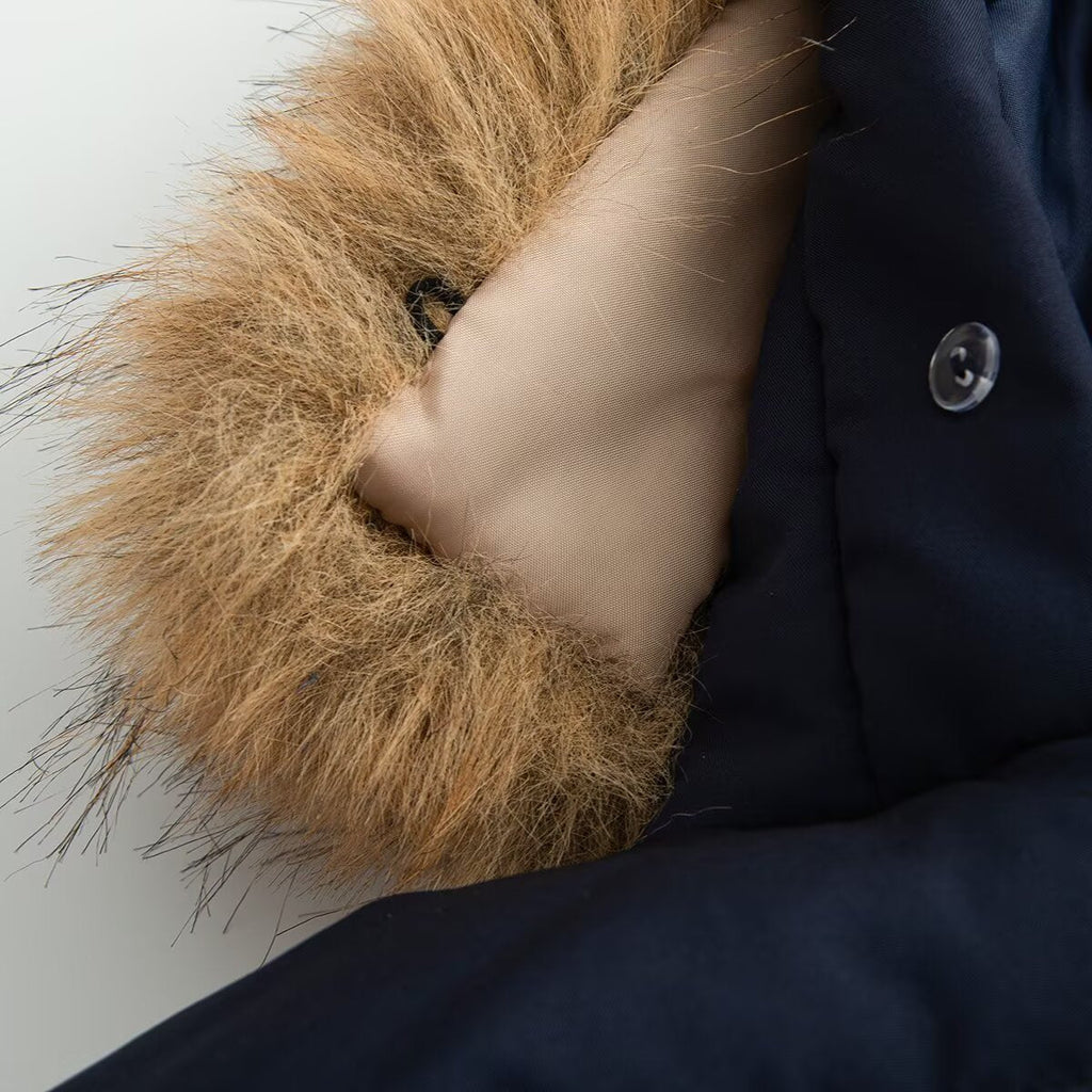 Women's new warm short hooded cotton Coat