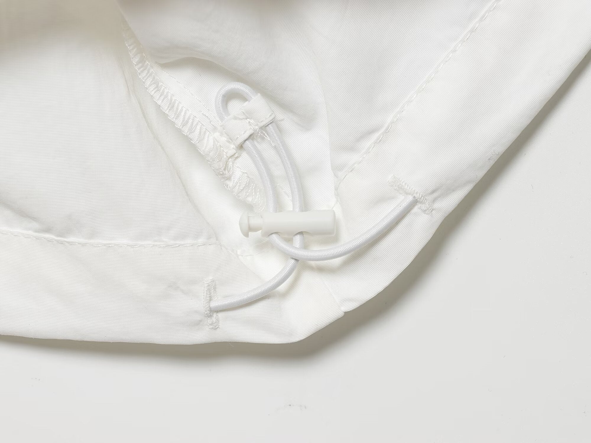 Women's layered waist design casual nylon pants