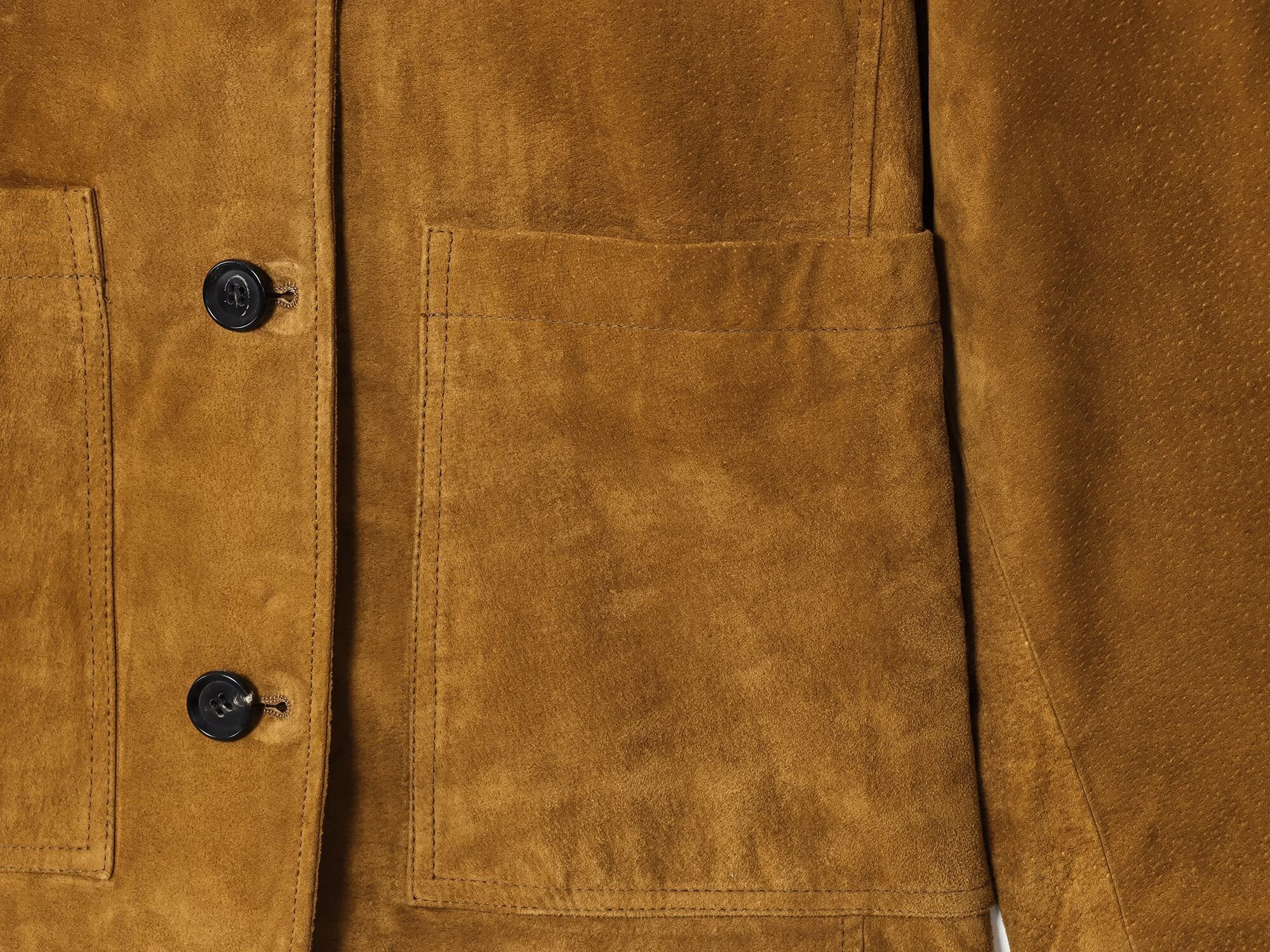 Women's new fashion anti suede effect loose lapel Button-up jacket